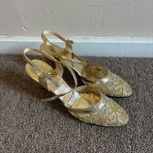 New Vintage Jacques Levine Heels Size 5.5